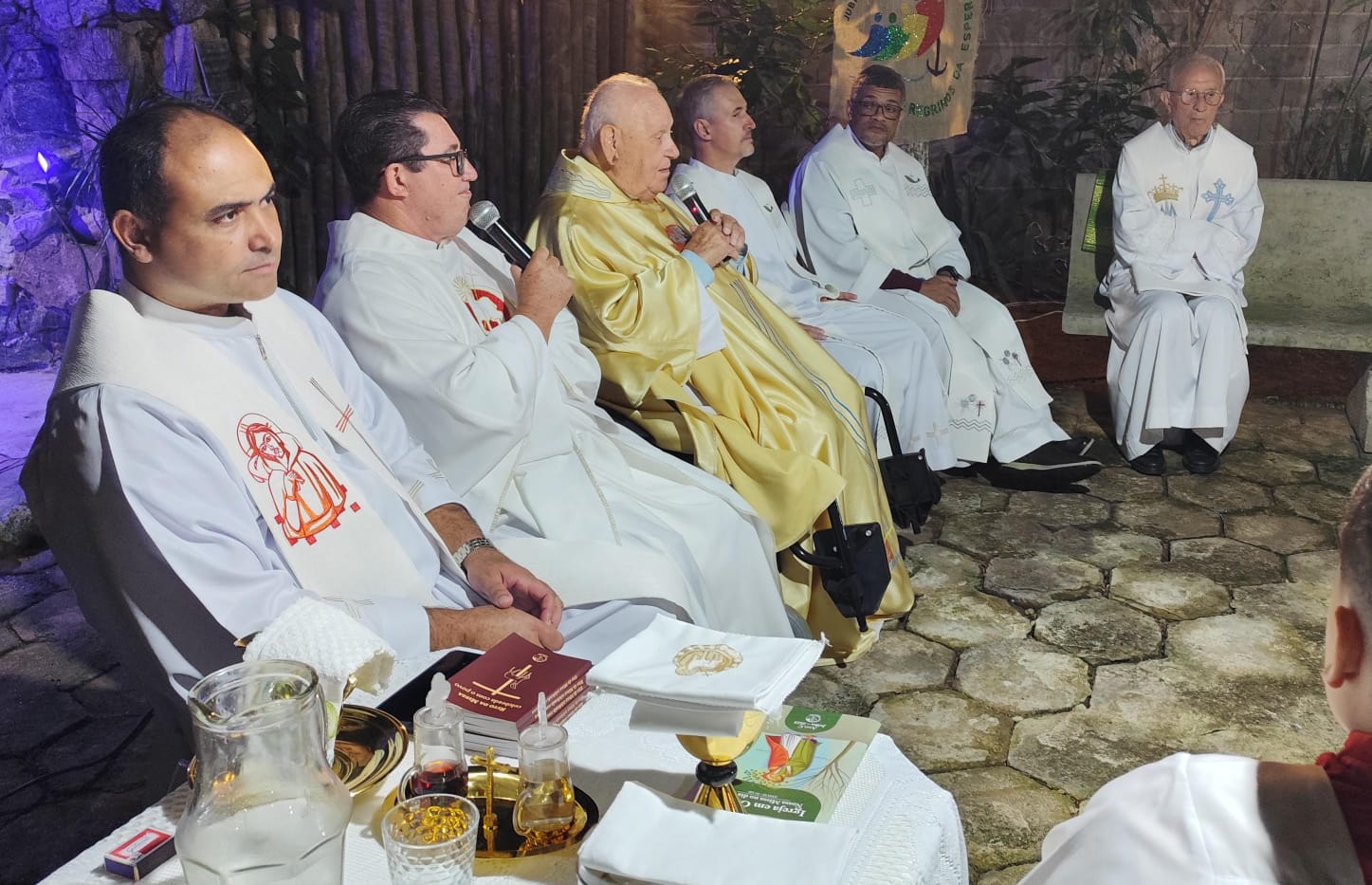 Celebração dos 60 anos de ordenação sacerdotal do monsenhor Rubens Duque. Foto: redação