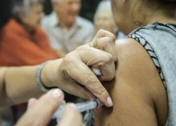 Espírito Santo envia SMS para idosos que ainda não se vacinaram contra a gripe em 2025. Foto: Marcelo Camargo/Agência Brasil