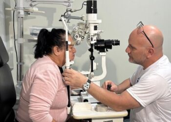 Mais de mil atendimentos oftalmológicos são realizados em São Gabriel da Palha por meio de ação itinerante do SUS. Foto: Sesa