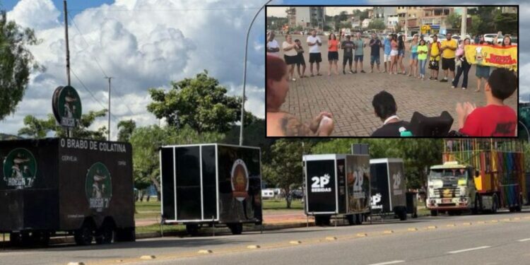 Justiça determina retorno de trailers à Beira-Rio e desafia postura da Prefeitura de Colatina - Foto: Reprodução