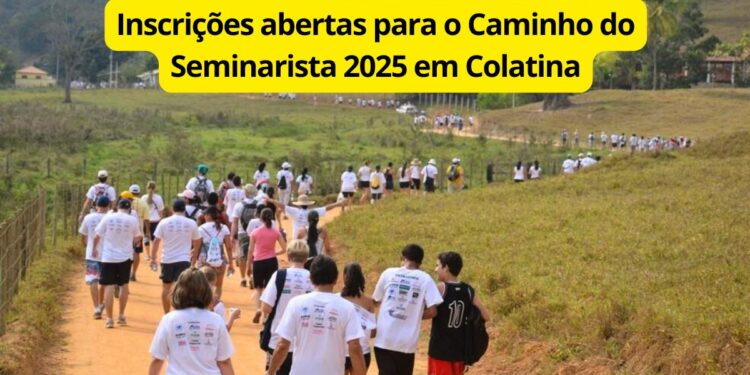 Inscrições abertas para o Caminho do Seminarista 2025 em Colatina - Foto: Reprodução