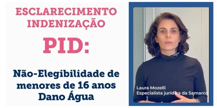 Samarco alerta sobre informações falsas a respeito de indenizações para menores