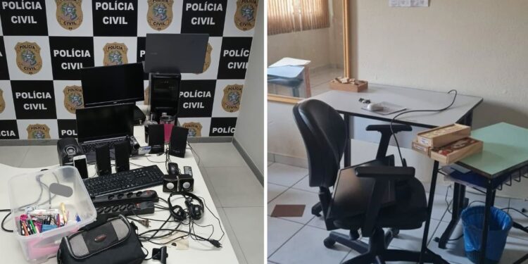 Adolescentes são apreendidos após furto na Associação Pestalozzi em Santa Teresa - Foto: Polícia Civil/ Divulgação