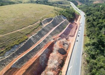BR 101 na Serra tem interdição total para corte de rochas a partir desta terça (16) - Crédito: Divulgação | Ecovias Capixaba
