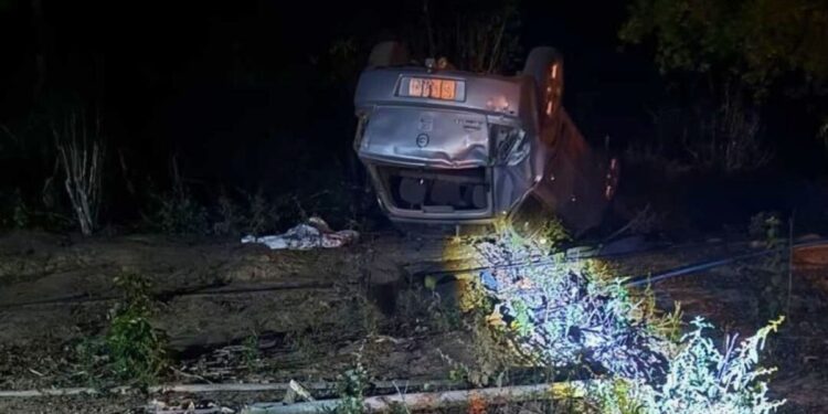 Menina de quatro anos morre em acidente de carro na zona rural de Vila Valério - Foto: Rede Social