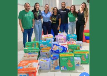 Sicredi Essência leva cuidado ao Lar de Abigail com arrecadação de fraldas em Nova Venécia no Dia C - Foto: Divulgação