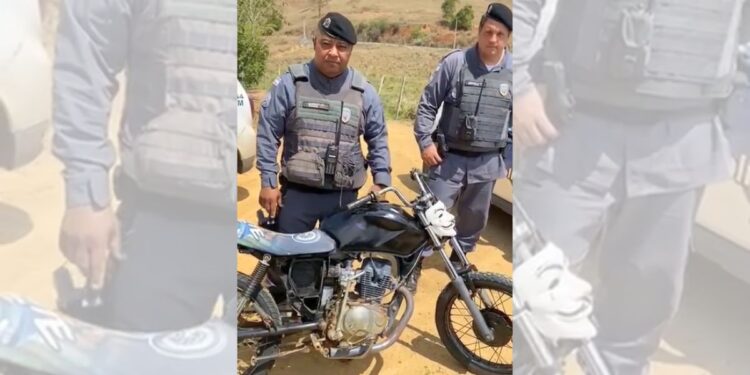 Menor é identificado pilotando moto sem placa e adulterada em Colatina - Foto: Reprodução