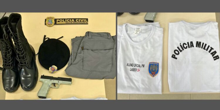 Jovem é investigado por se passar por aluno da PMES - Foto: PCES