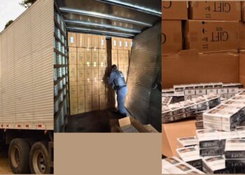 Destino Colatina: PM apreende 150 mil carteiras de cigarro contrabandeado - Foto: Reprodução