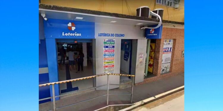 Lotérica do Colono, em Santa Maria de Jetibá, no Espírito Santo, onde foram feitos os dois jogos ganhadores da +Milionária — Foto: Reprodução/Google Street View