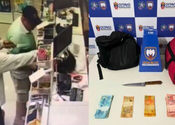 Prisão rápida após assalto a farmácia no centro de Colatina - Foto: Reprodução