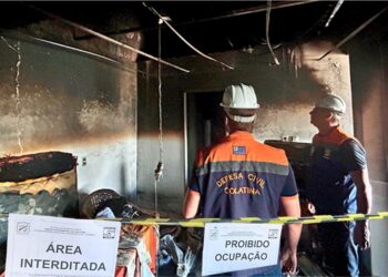 Defesa Civil interdita imóvel após incêndio em Colatina - Foto: Defesa Civil