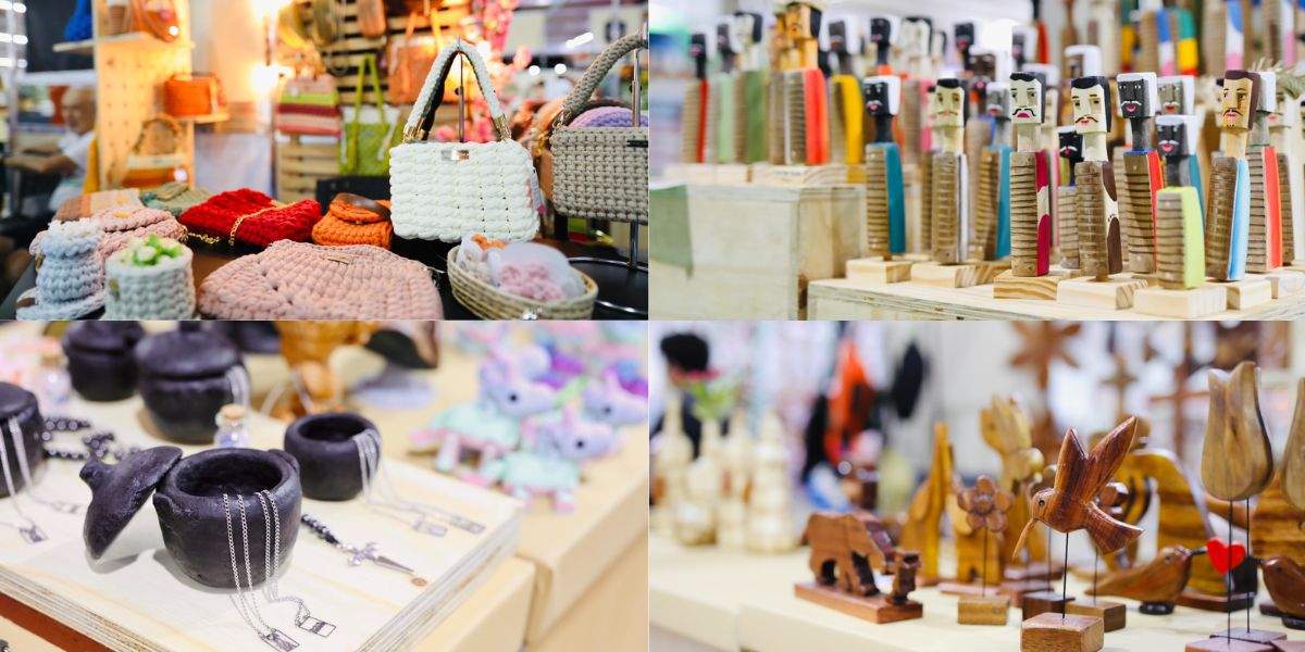 ArteSanto reúne mais de 600 artesãos de 12 estados brasileiros, até dia 12/10, na Praça do Papa, em Vitória. Fotos: divulgação.