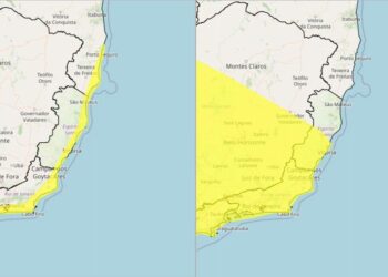 ES em Alerta: Chuvas Intensas e Ventos Costeiros no Fim de Semana - Foto: Inmet