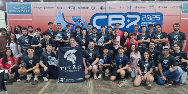 Titãs da Robótica do Ifes Colatina conquistam títulos nacionais no Robótica 2025 - Foto: Reprodução