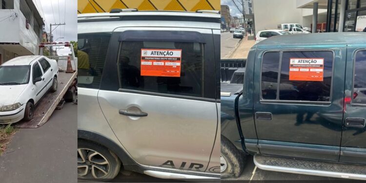 Colatina intensifica remoção de veículos abandonados - Fotos: Montagem Colatina em Ação