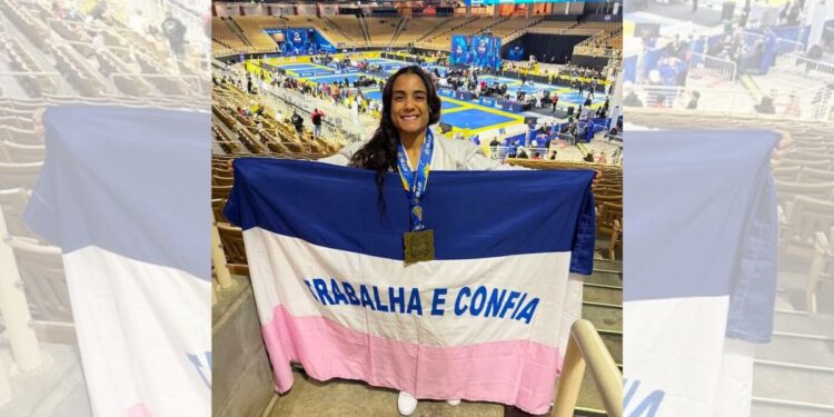 Aracruz em festa: Thaís Loureiro é Campeã Europeia IBJJF - Foto: Reprodução
