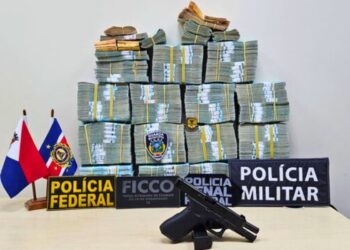 Linhares: R$ 1,544 milhão apreendidos durante flagrante da Polícia Federal - Foto: PF