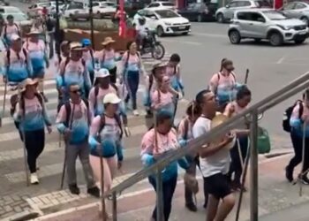 Peregrinação a Nossa Senhora da Saúde passa pela Catedral de Colatina - Foto: Rede Social