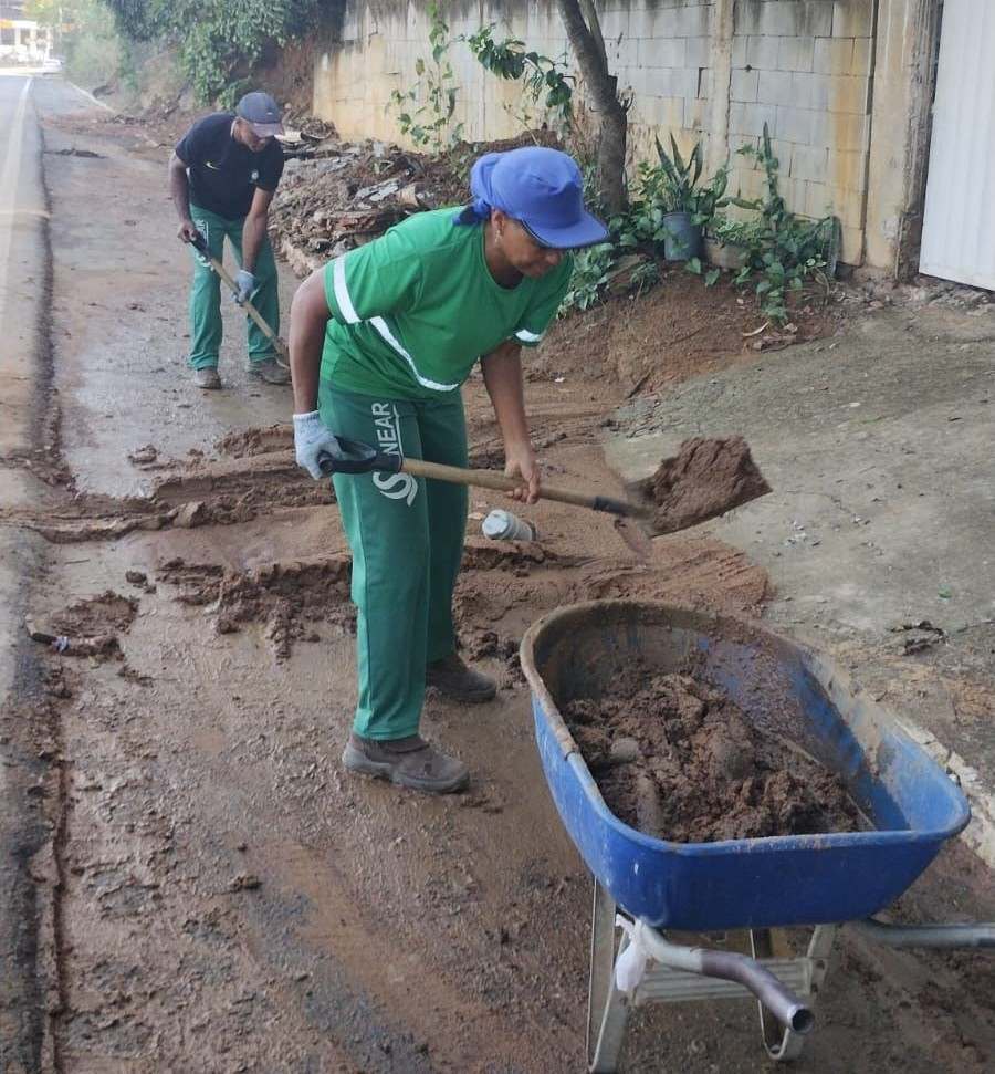 Equipes do Sanear já nas ruas - Foto: Comunicação / PMC