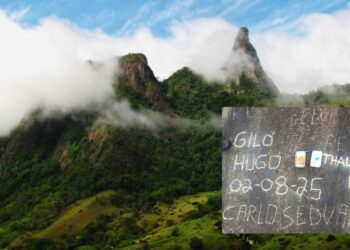 Sete pessoas são autuadas por vandalismo na Pedra de Santa Maria, no Sul do Espírito Santo - Foto: Iema