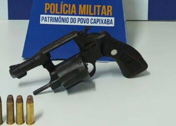 Colatina: Prisão e apreensão de revólver após disparos na Reta Grande - Foto: PMES