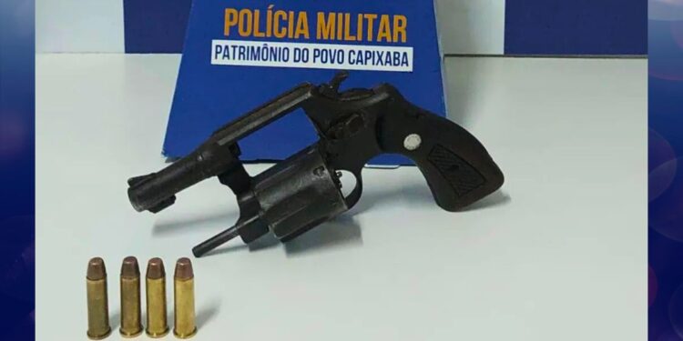 Colatina: Prisão e apreensão de revólver após disparos na Reta Grande - Foto: PMES