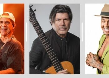 Léo Santana, Durval Lelys, Tomate e Paulo Ricardo comandam o Verão Guriri 2026 com programação gratuita e grandes atrações - Foto: Divulgação