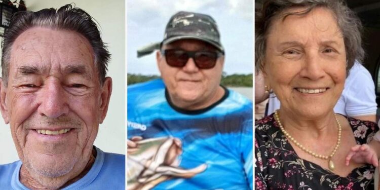 Da direita para esquerda: Olívio Salezze, Augusto Salezze Neto e Irene Bermond Salezze. Crédito: Acervo pessoal