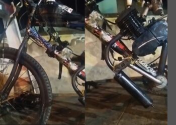 PM apreende veículo adaptado irregularmente durante operação em Colatina - Foto: Montagem Colatina em Ação