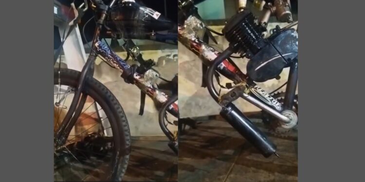 PM apreende veículo adaptado irregularmente durante operação em Colatina - Foto: Montagem Colatina em Ação