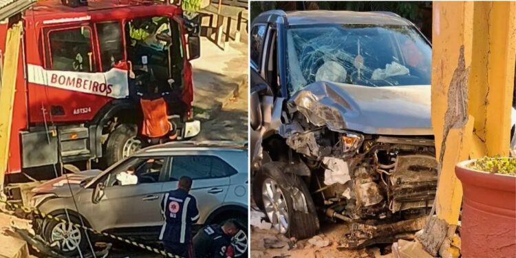 Acidente em Colatina deixa vendedora morta ao colidir contra poste - Foto: Rede Social