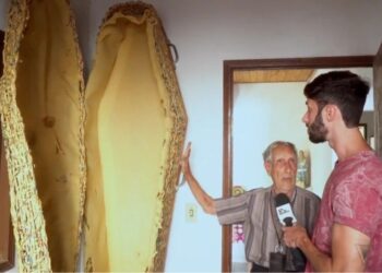 Morre em Itapina, aos 98 anos, Seu Anisio, capixaba que construiu o próprio caixão e emocionou o ES - Crédito: TV Gazeta