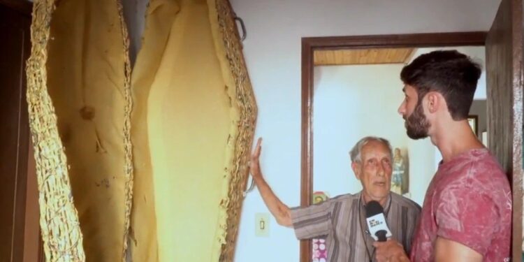 Morre em Itapina, aos 98 anos, Seu Anisio, capixaba que construiu o próprio caixão e emocionou o ES - Crédito: TV Gazeta