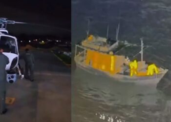Casal é resgatado após acidente com Jet Ski em Vitória - Foto: Reprodução