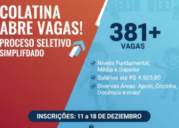 Colatina lança processo seletivo com 381 vagas para a educação municipal