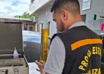 Procon fiscaliza postos de combustíveis em Colatina - Fotos: Secretaria Municipal de Comunicação Social