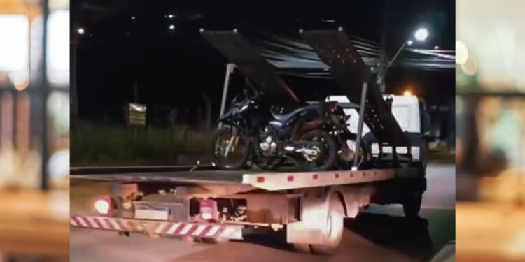 Operação contra "rolezinhos" apreende 21 motos em Colatina - Foto: Frame - PM e GCM