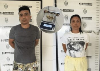 Casal é preso após dopar idoso e roubar cordão de R$ 200 mil em Linhares - Casal é preso após dopar idoso e roubar cordão de R$ 200 mil em Linhares