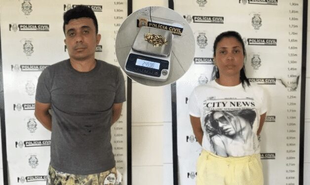 Casal é preso após dopar idoso e roubar cordão de R$ 200 mil em Linhares - Casal é preso após dopar idoso e roubar cordão de R$ 200 mil em Linhares