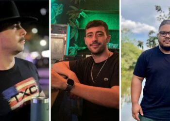 Junior da Silva Netto, Thaynan de Souza e Heberson Gomes Mendes foram identificadas como as vítimas. Foto: Acervo de amigos