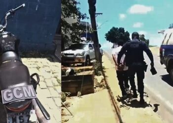 Guarda Municipal de Colatina apreende motocicleta com indícios de adulteração em São Silvano - Foto: Frame GCM