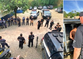 Polícia Civil realiza segunda fase da "Operação 40 Graus" em Marilândia - Fotos: PCES