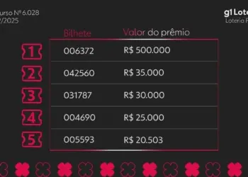 Resultado Loteria Federal Concurso 6028: Veja os Números Sorteados e Como Jogar