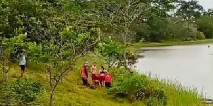 Homem morre após se afogar em lagoa na região de Farias, em Linhares - Foto: Rede Social