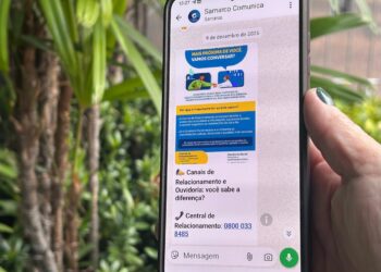 Canal oficial de comunicação da Samarco via WhatsApp aproxima cidadãos das informações sobre a atuação da empresa nas comunidades - Foto: Divulgação