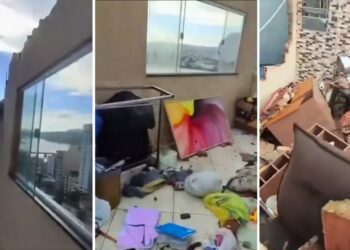 Forte temporal atinge Colatina e causa destruição na tarde deste sábado (3) - Foto: Montagem Colatina em Ação