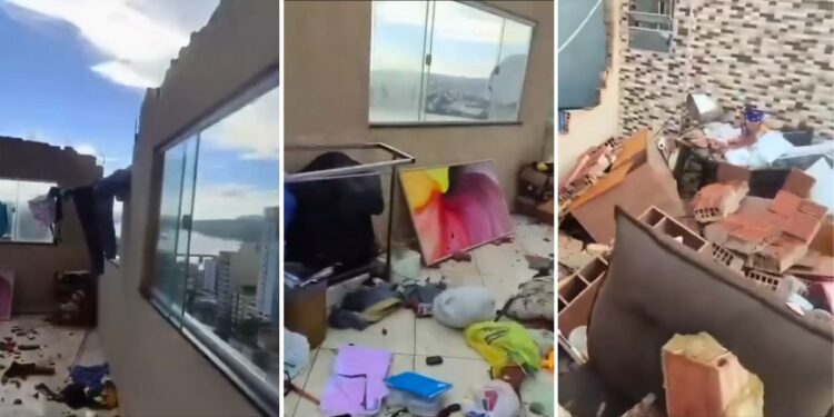 Forte temporal atinge Colatina e causa destruição na tarde deste sábado (3) - Foto: Montagem Colatina em Ação