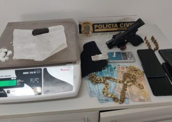 Operação da PCES estoura ponto do tráfico em São Gabriel da Palha - Foto: PCES