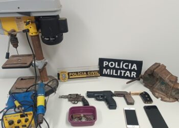 🚨 Oficina do Crime: PCES fecha fábrica de armas em Jaguaré - Foto: PCES